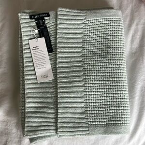 Eileen Fisher Scarf Mint Green Recycled Cashmere